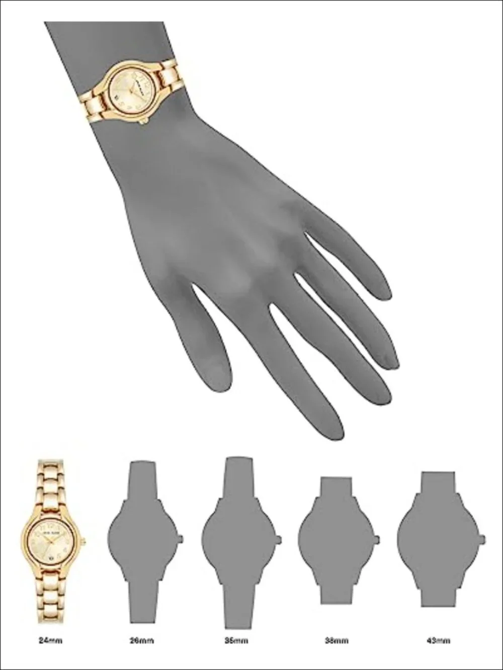 Women's Analog Quartz Bracelet Watch with Date